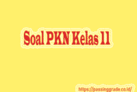 Soal PKN Kelas 11
