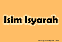 Isim Isyarah