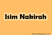 Isim Nakirah