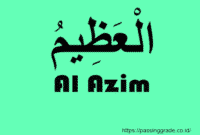Al Azim Artinya